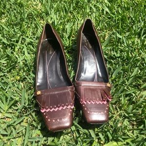 Kate Spade Brown loafer style! With small heel